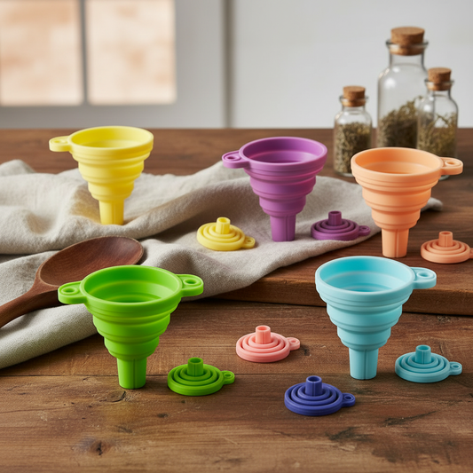 7 Silicone Funnels Lifestyle Photo
