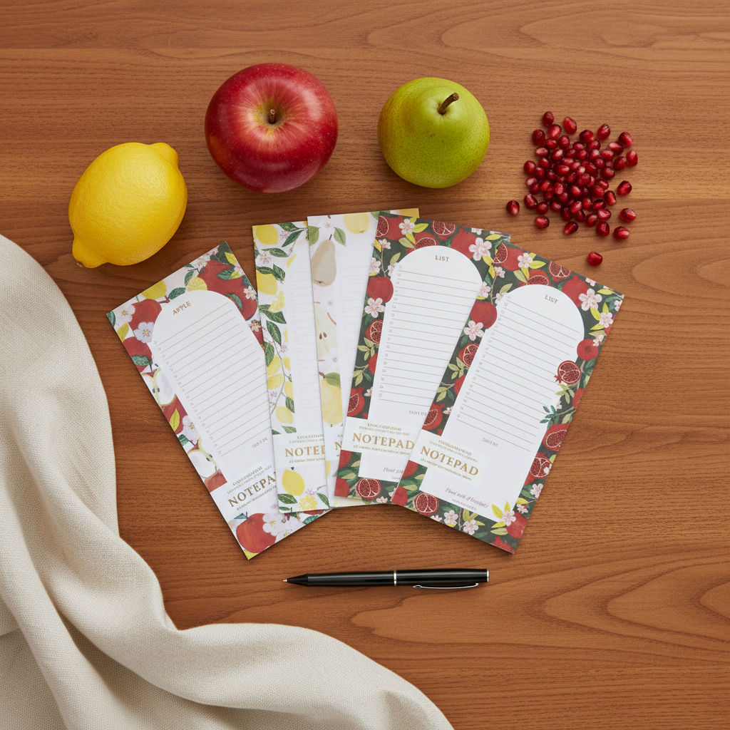 Market Notepads - Group Flat Lay