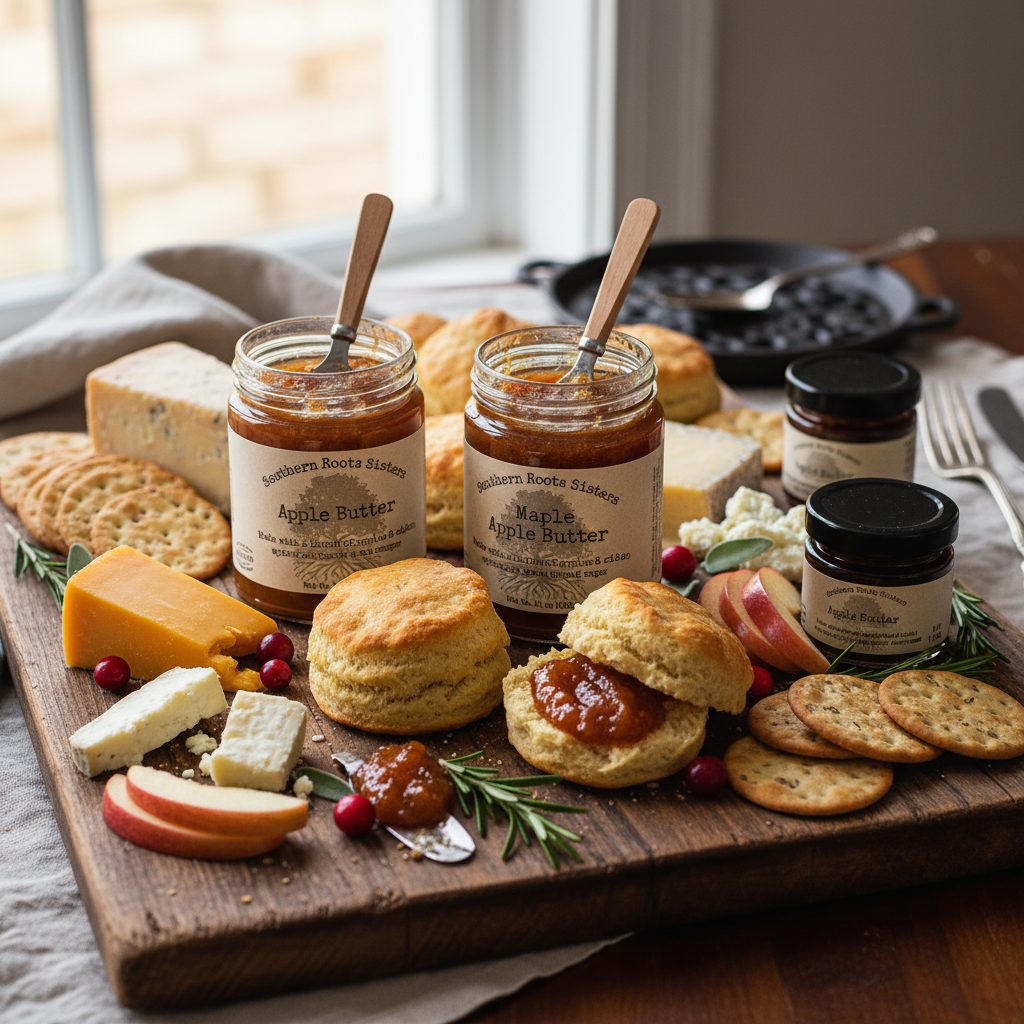 Southern Roots Sisters - Charcuterie Flat Lay