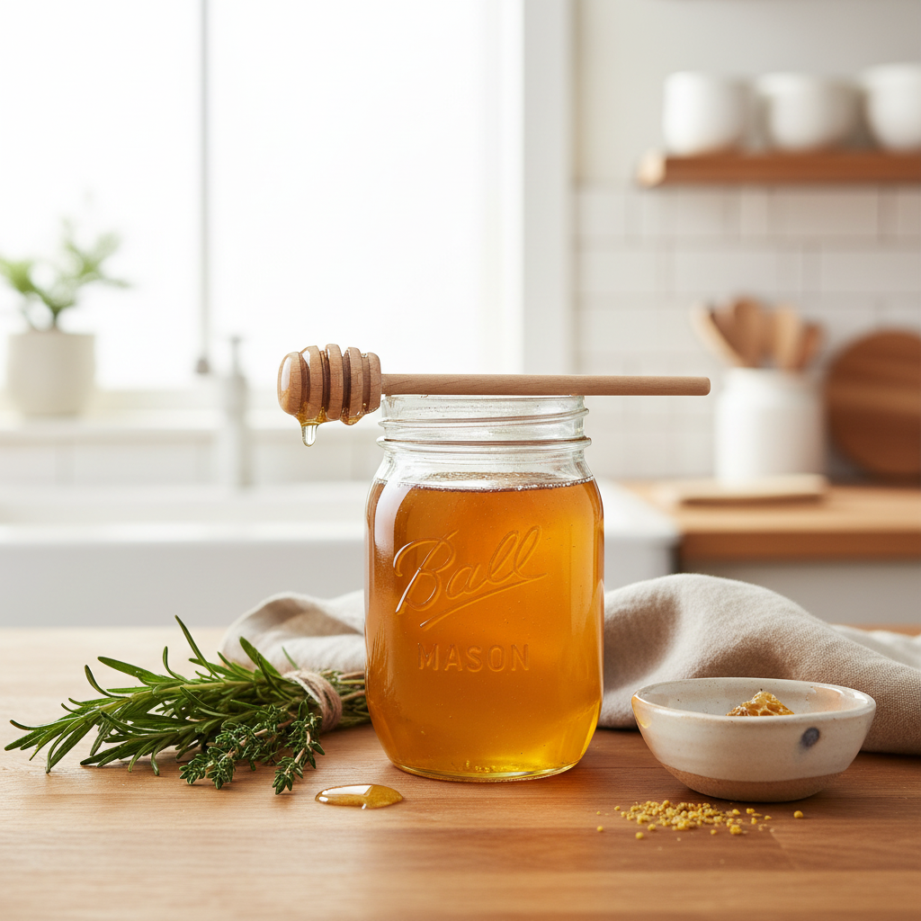 Wand with Honey Jar