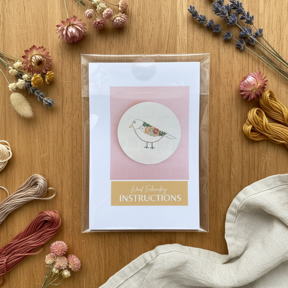 Wood Embroidery Kit - No Green At All